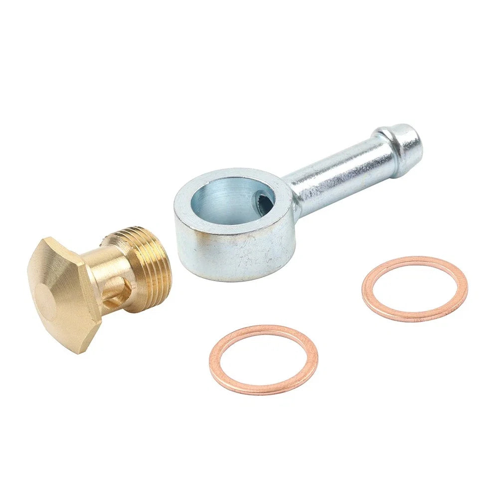 Banjo Fuel Bowl Inlet Fitting Swivel Barb for Universal Applications (9/16-24)