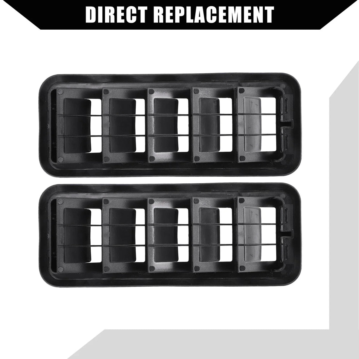 Set of 2 Back Panel Air Vent Grilles for GMC Chevrolet Silverado 
