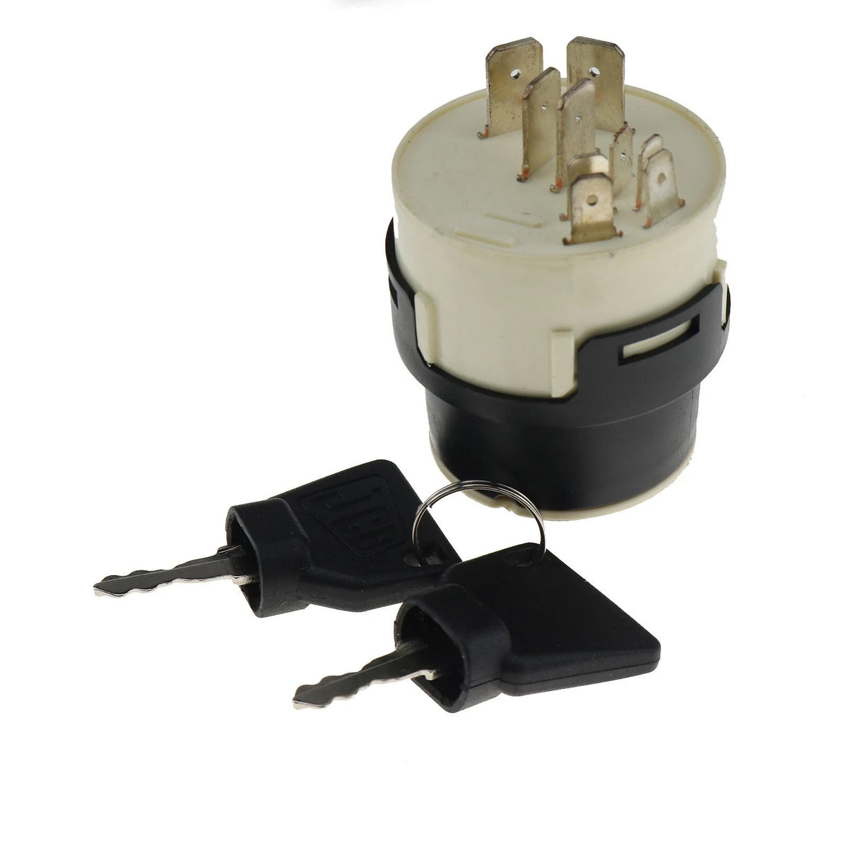 Ignition Switch w/2 Keys for New Holland 555E 575E B115 LB75 LB115 675E (85804674)