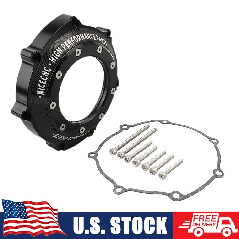 Clutch Cover with Observing Window for Yamaha YFZ450 (2007–2009, 2012–2013)