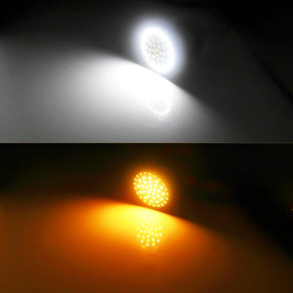 Set of 2 Amber LED Bullet Shape Turn Signal Lights for Harley Davidson
