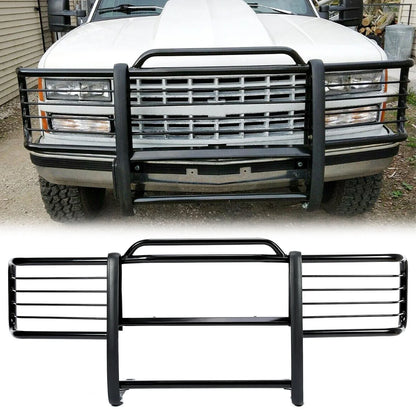 Steel Grille Brush Bumper Guard for Chevy GMC Silverado Sierra (1988–2000)