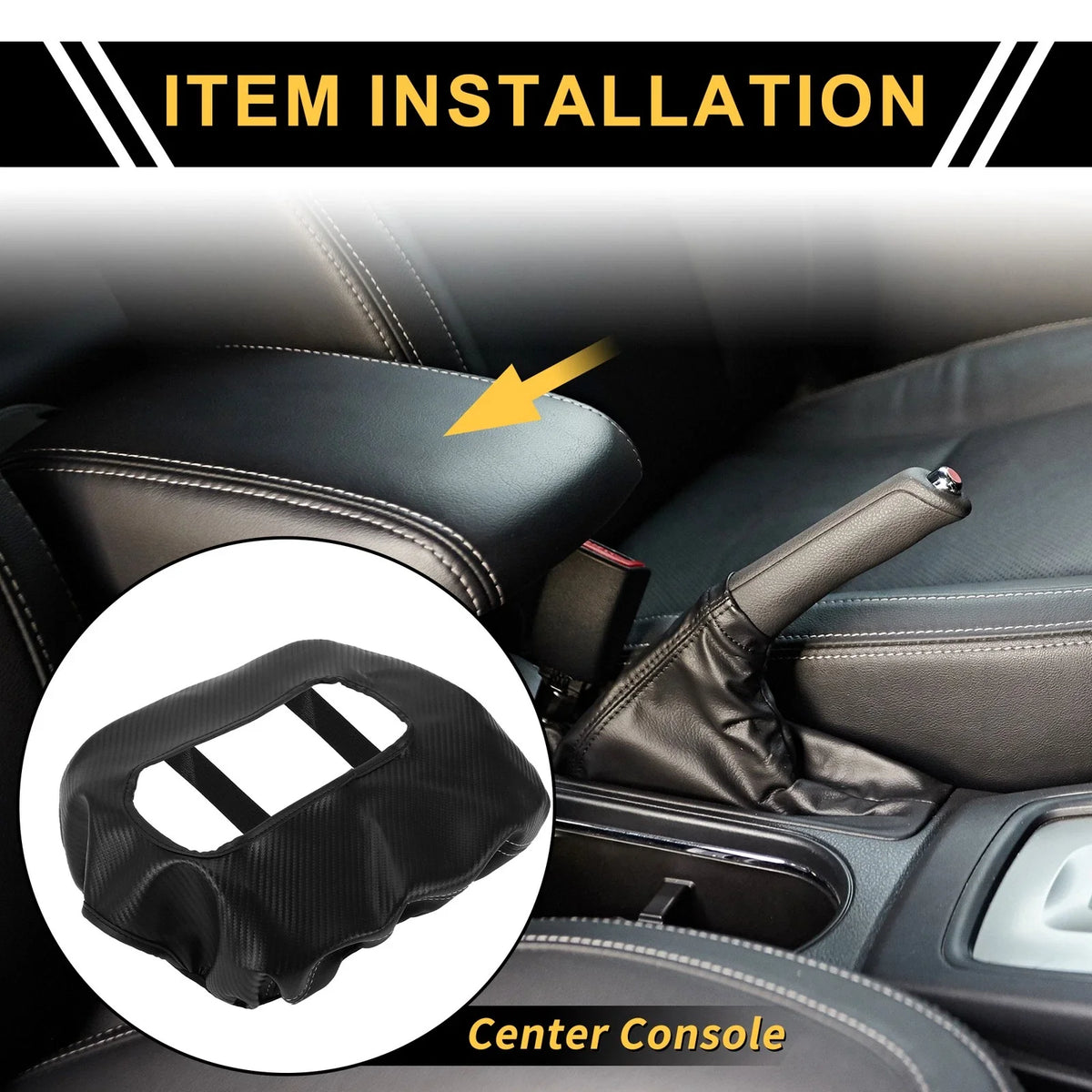 Center Console Lid Armrest Cover for Chevrolet Silverado 1500 (2014–2018)