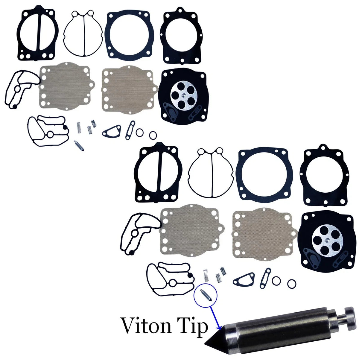 Rebuild Kit for Kawasaki Keihin CDK 2 Carburetor (STX SXI ST XI 750)