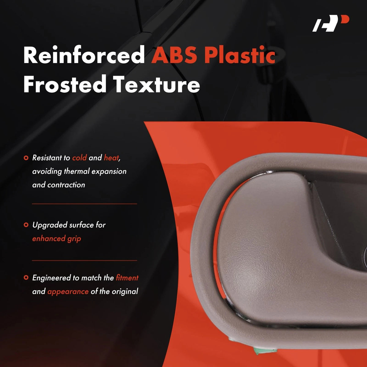 Front Left Interior Door Handle for Kia Rio (2001) - 0K30B5933078, 0K30B59330BT, 83525
