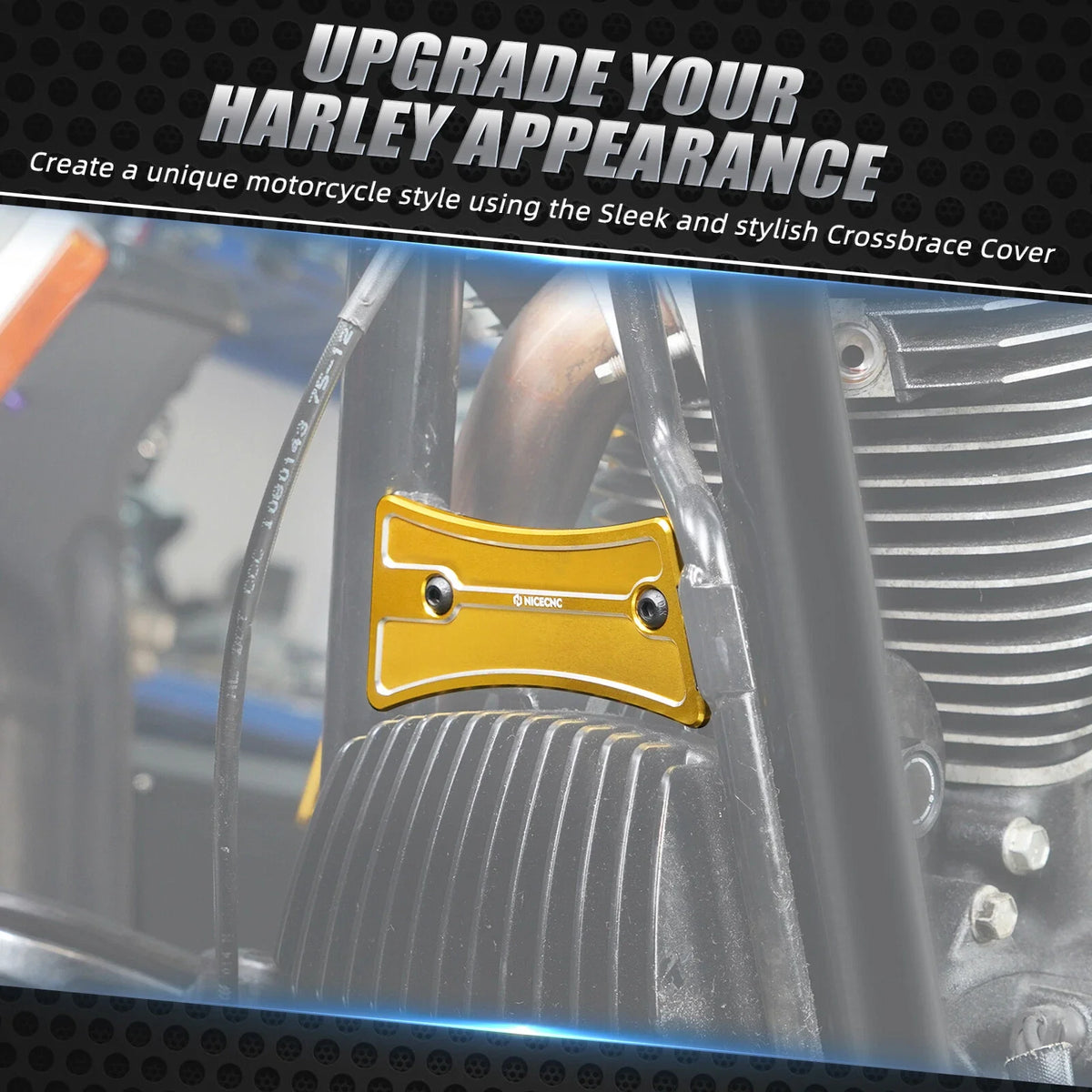 Frame Downtube Crossbrace Cover for Harley Road King FLHR, FLHRC (1994–2023)