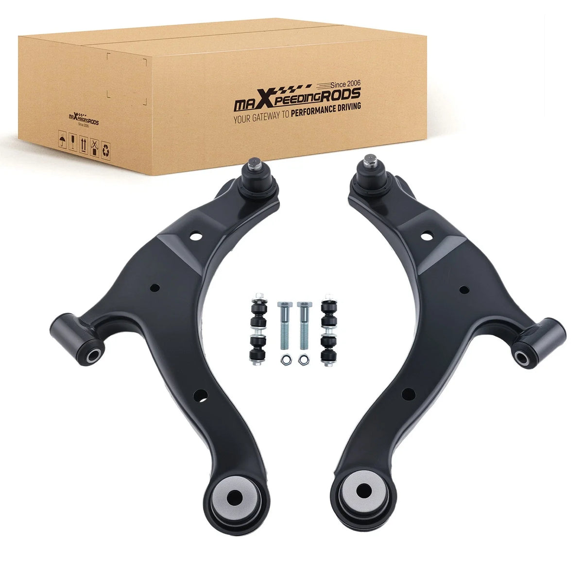 Front Lower Control Arms & Sway Bar Links for Chrysler PT Cruiser Dodge Neon (2000–2010)