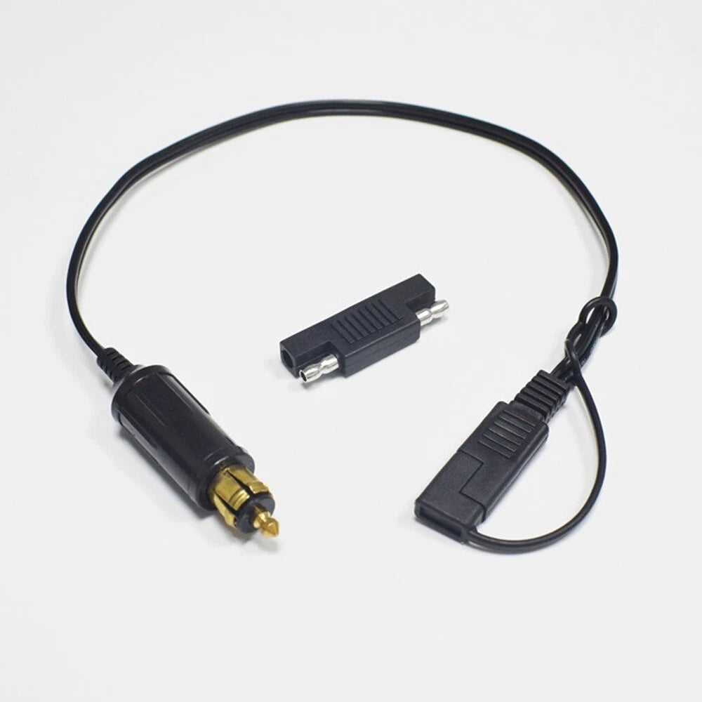 2X Powerlet Plug to SAE Adapter Connector Cable for BMW Motorcycle