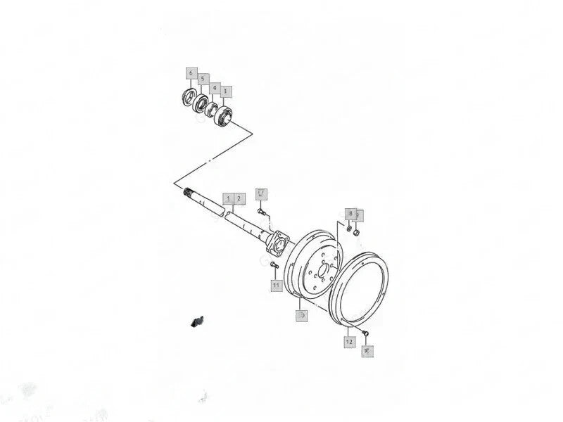 Rear Axle Shaft Set for Suzuki Samurai SJ413 (44221M75M00, 44211M75M00)