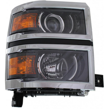 Headlight Assembly for Chevy Silverado 1500 (2014–2015) LLX-GM2503389C-CL360A70, GM2503389