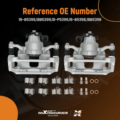 Rear L&R Disc Brake Caliper Set for Dodge Grand Caravan (2012–2020), VW Routan (2012–2014)