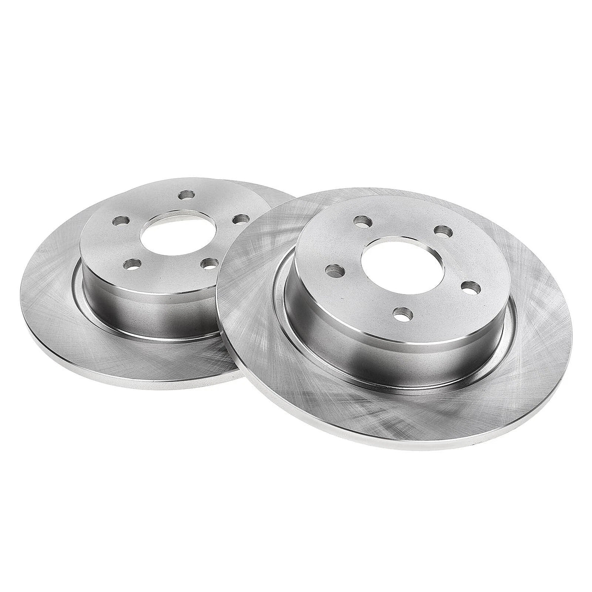Set of 2 Rear Disc Brake Rotors & Ceramic Pads for Ford Escape (2013–2016)