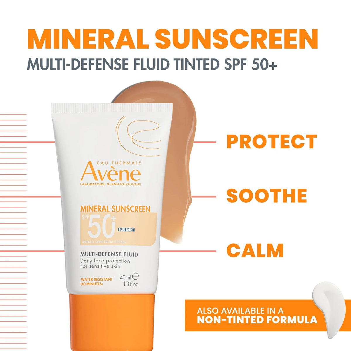 Mineral Sunscreen Multi-Defense Fluid for Avène (Pack of 1)