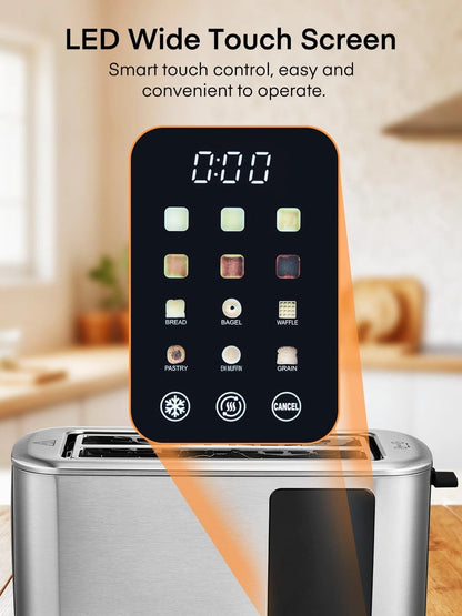 4 Slice Toaster for Touch Screen Control (Long Extra Wide Slots)