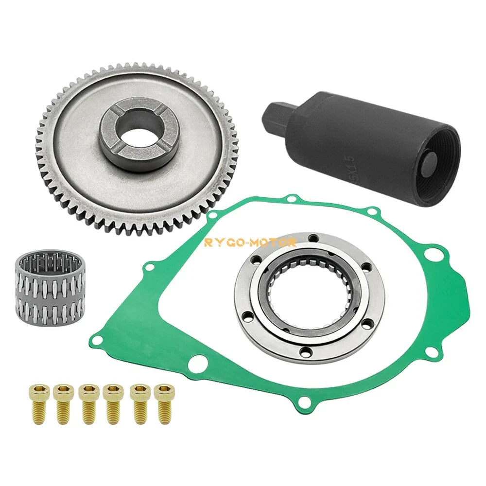 Starter Clutch Gear Bearing Gasket & Flywheel Puller for Yamaha Moto-4 Raptor 350 (2004–2006)