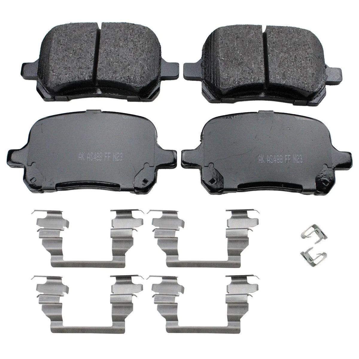 Set of 4 Akebono ProACT Front Ceramic Brake Pads for ES300 RX300 Avalon Camry Solara (1999–2006)