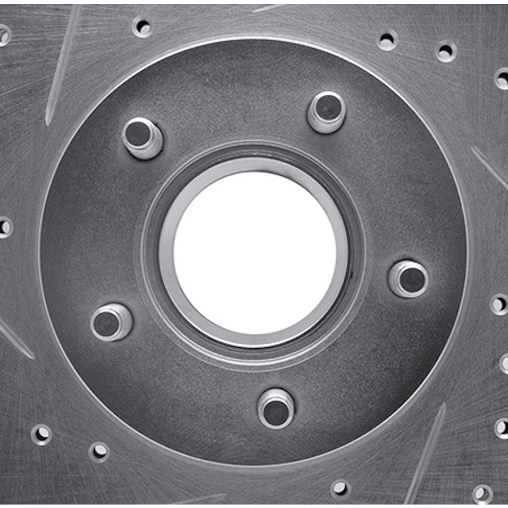 Set of 2 Drilled and Slotted Brake Rotors for Ford Explorer (1991–1992) ALX-PAU-DF-7002-54014-CLA3