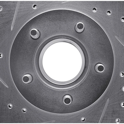 Set of 2 Drilled and Slotted Brake Rotors for Ford Explorer (1991–1992) ALX-PAU-DF-7002-54014-CLA3