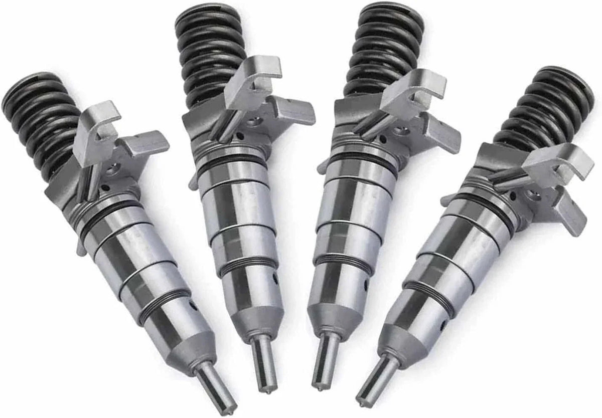 Set of 4 Fuel Injectors 7E8729 for Caterpillar Excavator 3114 3116 E200B IT12B IT14B