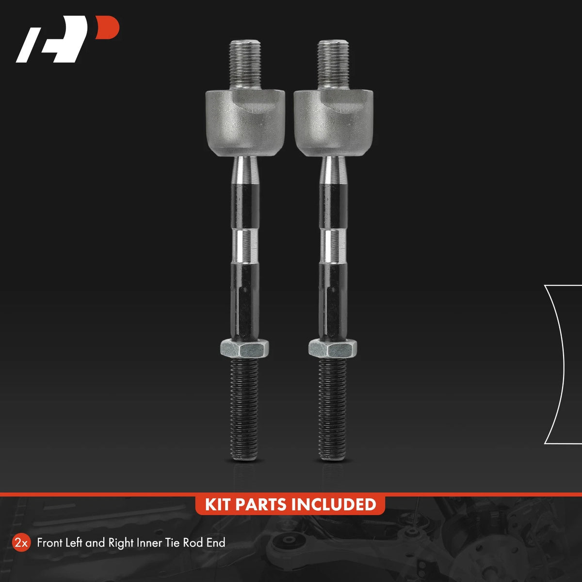2X Front Inner Tie Rod End for Ford Ranger (2019–2023) KB3Z3280A, MS40775