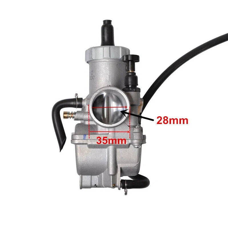 PE28 Carburetor + Air Filter for PIT PRO Dirt Bike (160cc-190cc)