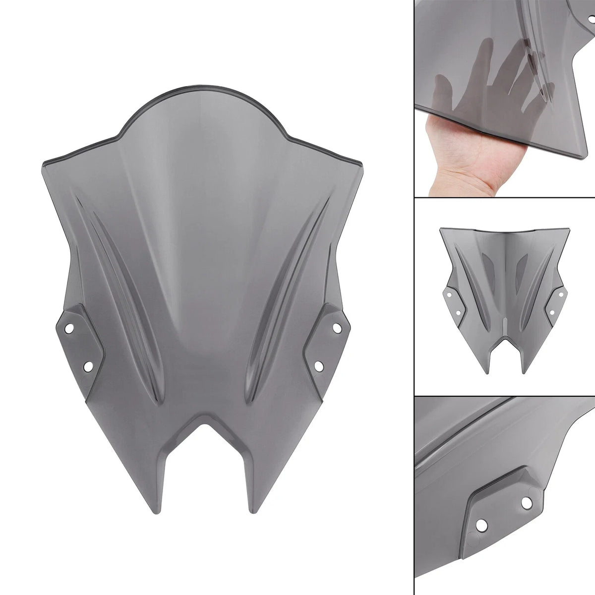 Windshield Windscreen for Kawasaki Ninja 500 EX500R (2024–2025) Gray