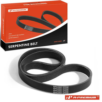 Serpentine Belt for Nissan Maxima, BMW M3, Honda Fit, INFINITI