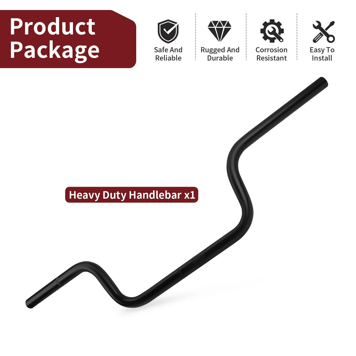 Heavy Duty Handlebar 2X for Polaris Magnum 500 (1999–2000) 5242987-067, 5224607-067