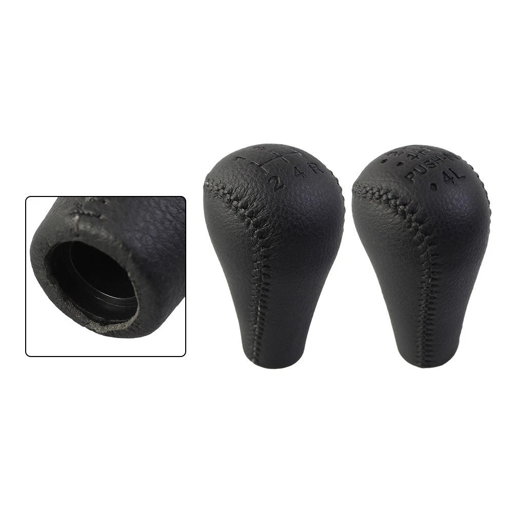 Leather Gear Knob Shifter Handle for