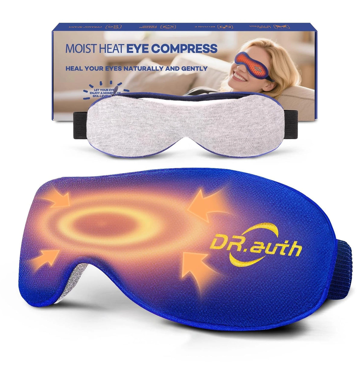 Heated Eye Mask for Relaxation and Relief (Pack of 1)