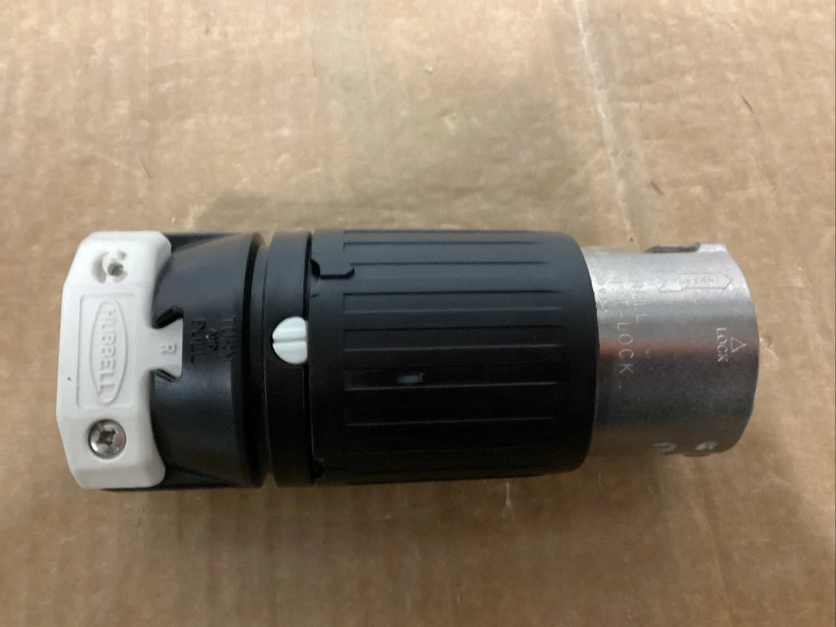 Hubbell CS6365C Locking Male Plug Twist-Lock 125/250V for Electrical Use