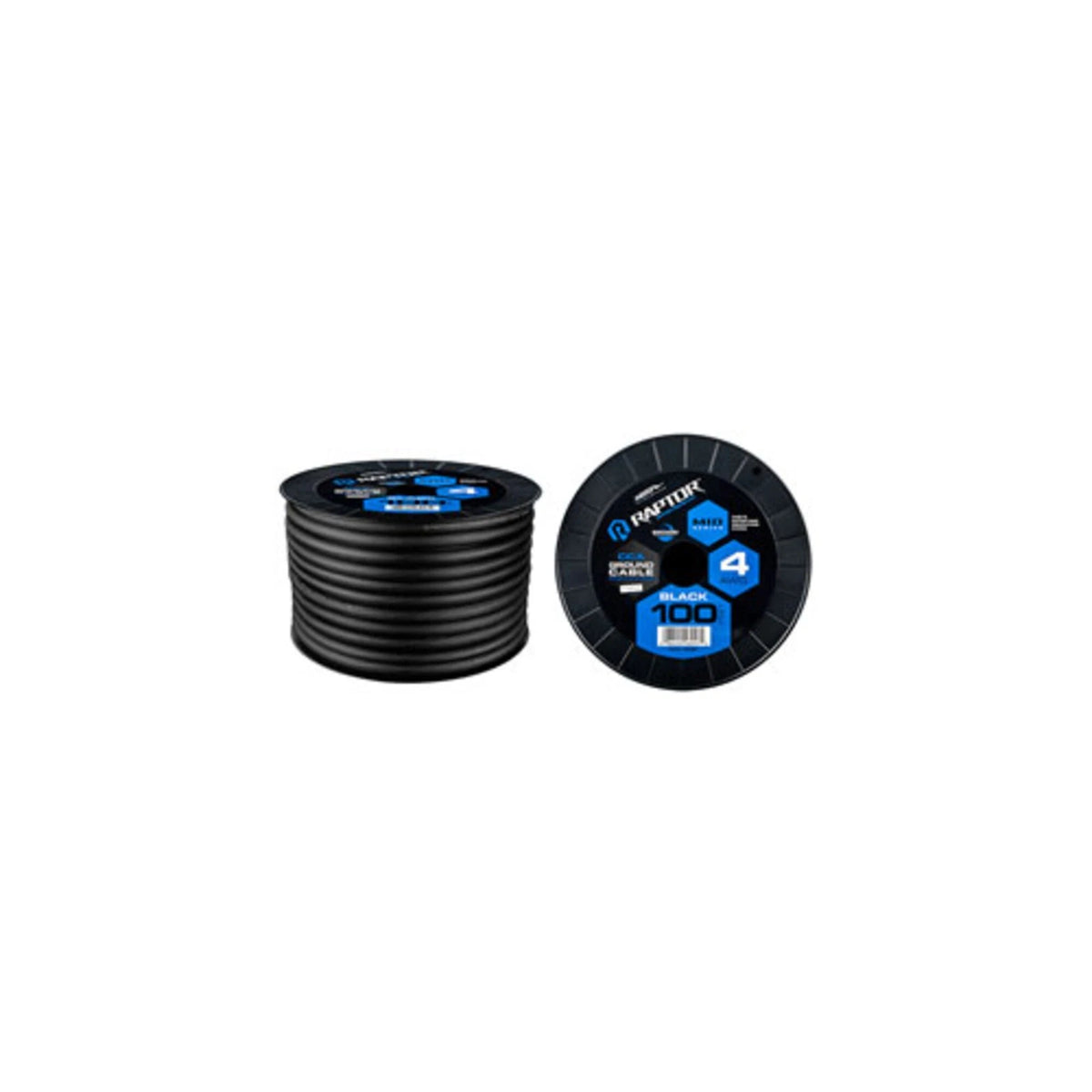 4 AWG Power Cable for Raptor (100ft, Black CCA)