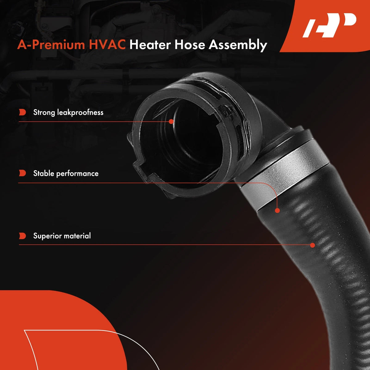Heater Outlet HVAC Hose Assembly for BMW E53 X5 V8 (2000–2006) 64218409066, 24081