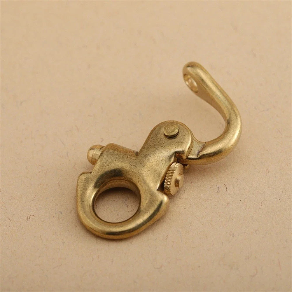 Miniature Brass Shackle with Quick Release Function for Lightweight Use