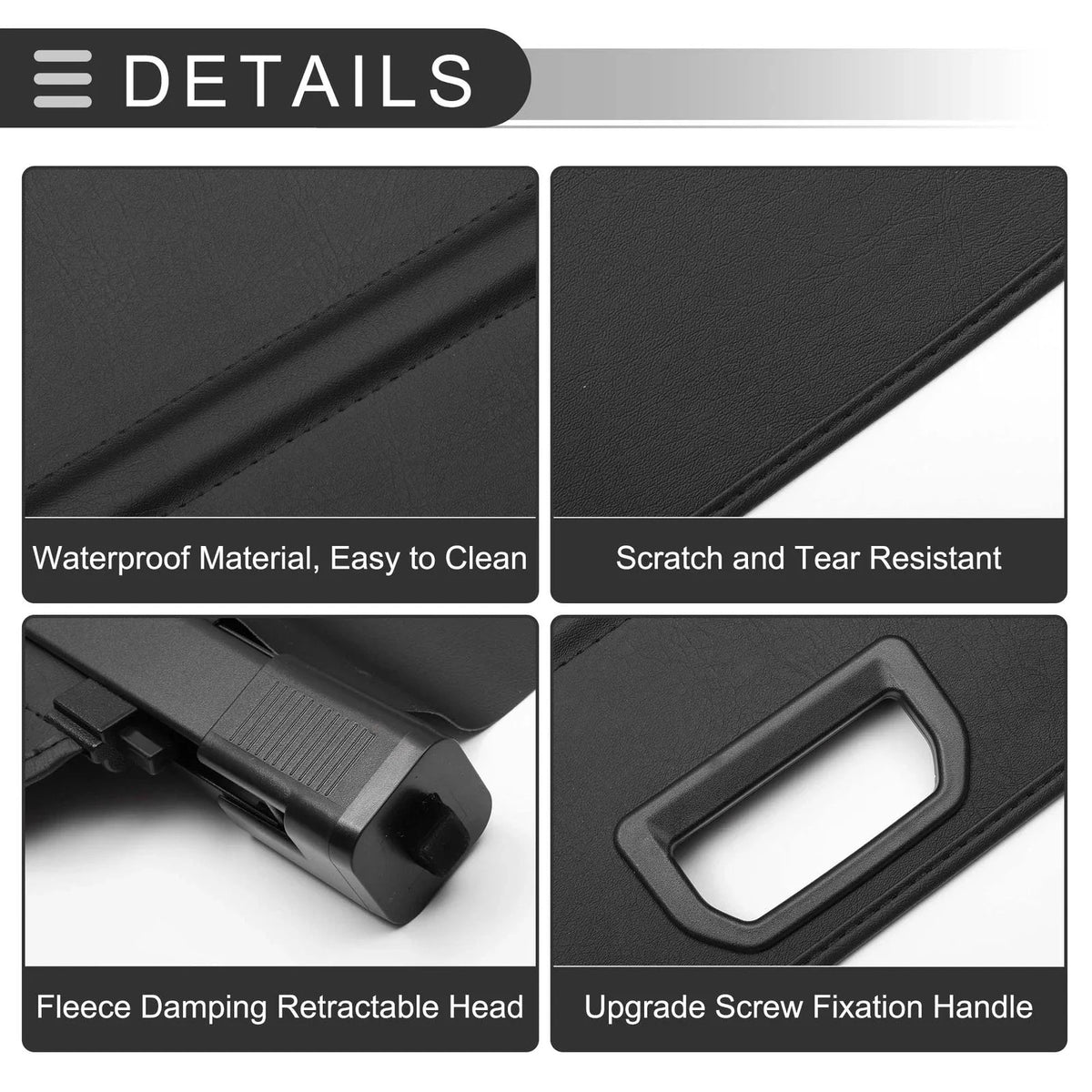 Retractable Cargo Cover for Ford Edge (2015–2022) Black