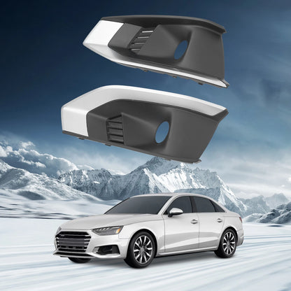 Set of 2 Fog Light Grille Covers for Audi A4 (2020–2022) 8WD807681L, 8WD807682L