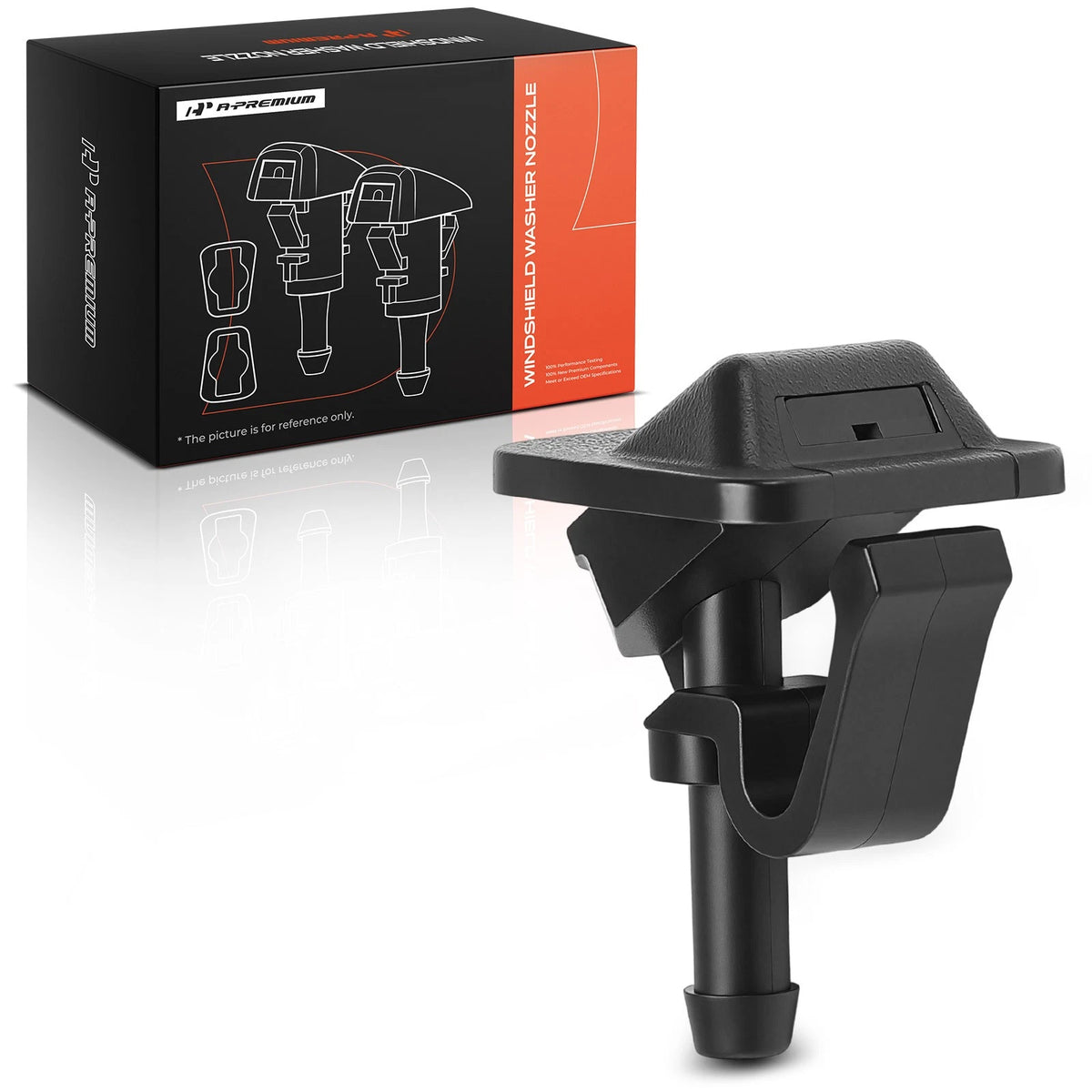 Front Windshield Washer Nozzle for Jeep Wrangler (2002–2012) 55156728AA, 55156728AB, 58142