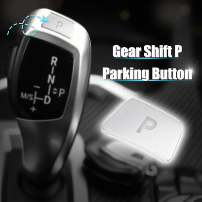 P Button Gear Shift Knob Lever Button Cover for BMW 2/3/4/5/6 X3/X4/X5/X6