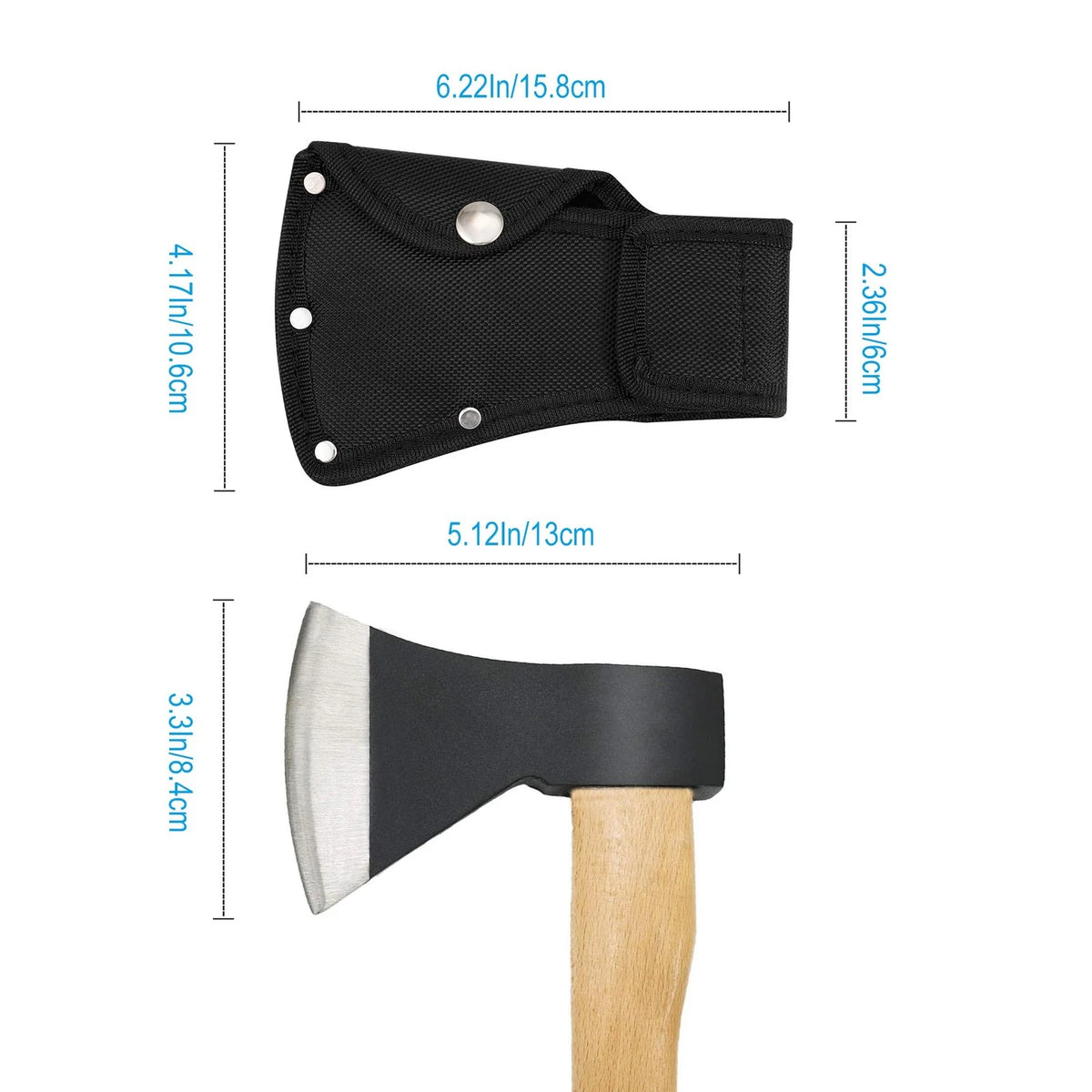 Hatchet Head Sheath Holster for Axe (1-1/4Lb)