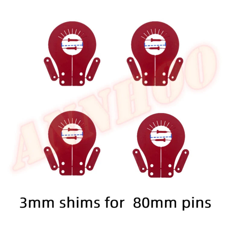 4pc Bucket Pin Shim (80mm) for Excavator Skid Steer Kobelco Hitachi Case