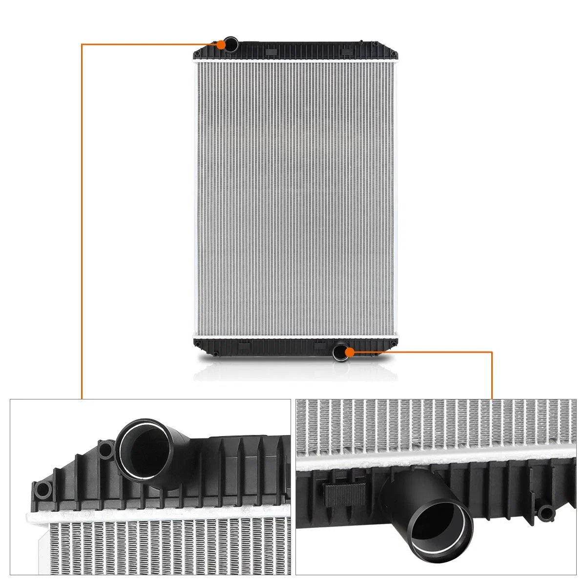 Aluminum 2-Row Cooling Radiator for Sterling Truck Acterra 6500 7500 8500 (2001–2005)