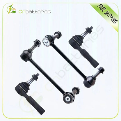Set of 4 Outer Tie Rod & Sway Bar Links for Chrysler 300 RWD (2005–2010)