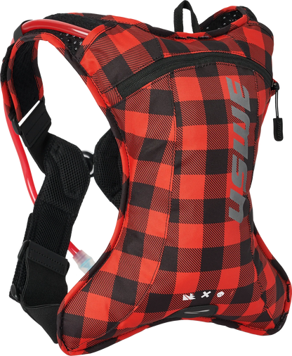 2L Hydration Pack for USWE Outlander (5202076048) - Flannel Red/Black