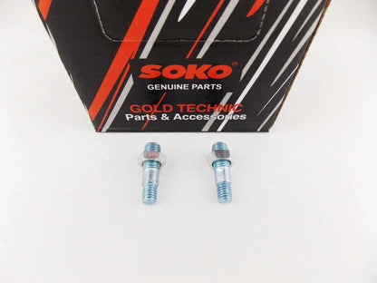 Black M Soko Rear View Mirrors for Honda NT650 Hawk GT (1988-1991)