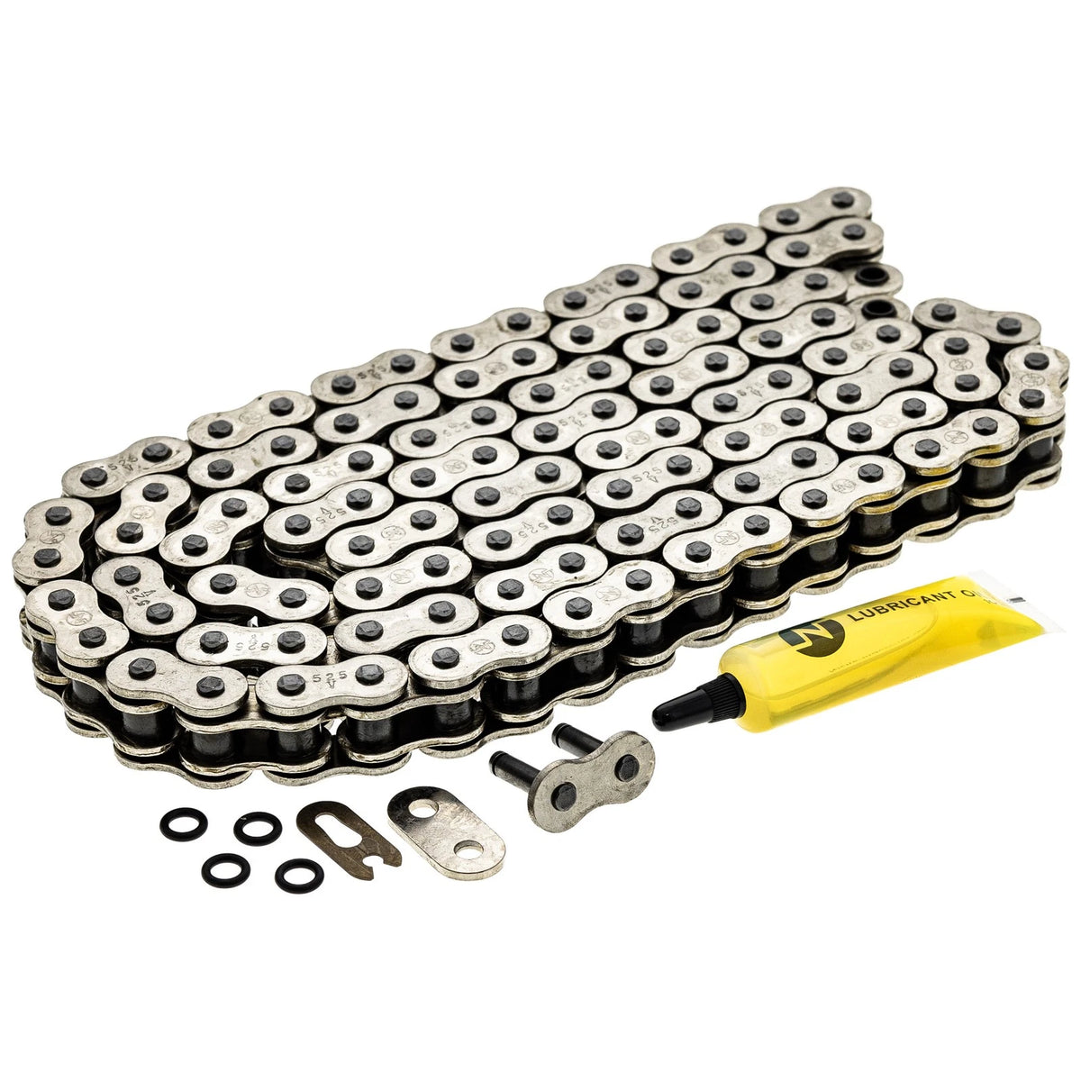 NICHE 525 Drive Chain 112 Links O-Ring for Motorcycle (519-CDC2376H, 92057-0036)