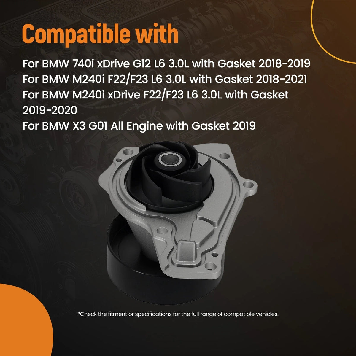 Cooling Water Pump for BMW 440i xDrive F33/F36 (2018–2020)