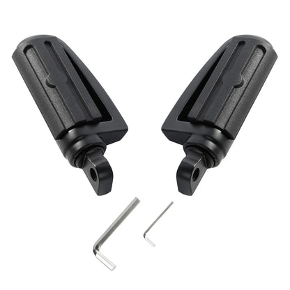 10mm Matte Black Footrest Pegs for Harley XL883 1200 Sportster (2004–2023)