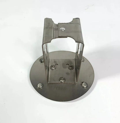 Trailer Tow Hitch Cover for Cadillac Emblem Black Chrome Stainless 2" Plug (2)