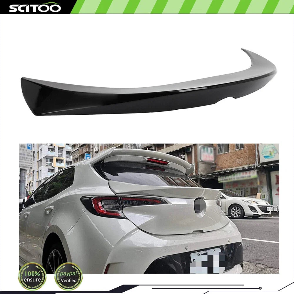Gloss Black Trunk Spoiler Wing for Toyota Corolla Hatchback (2019–2023)