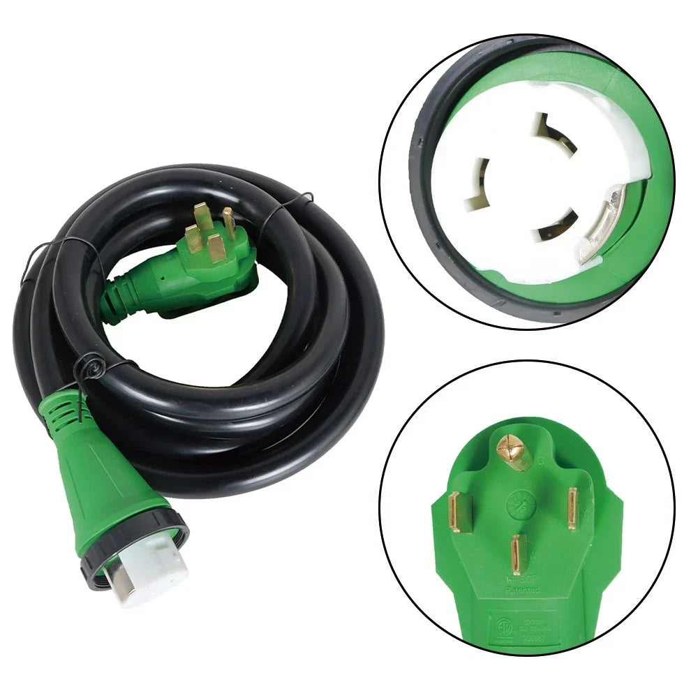 50 Amp 15FT RV Generator Power Cord for NEMA 14-50P to SS2-50R